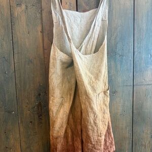 Katie Diamond Woolf Linen Crossback Apron